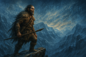 Ötzi mit ChatGPT für Janus Zeitstein